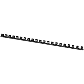 Bindruggen, pak van 100 stuks, 12 mm, zwart