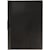 Klemmap Q-CONNECT, metalen clip, A4, 60 vel, transparant zwart