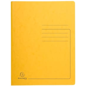 Spiralhefter EXACOMPTA, A4, gelb, Karton, 355g/qm