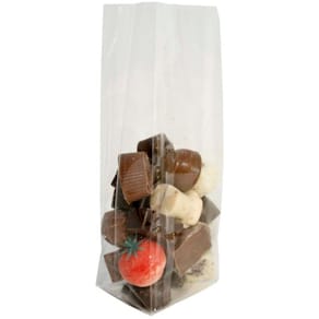 Cellofanpose fødevaregodkendt, 40 µm, 90x140x360 mm, 500 stk