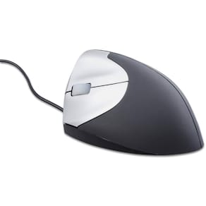 Maus BakkerElkhuizen HandShake, Linkshänder, schwarz/silber