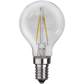 LED-lampa E14 klot clear 2700K