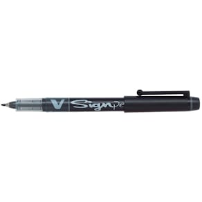 Fineliner Pilot V-Sign Pen, zwart
