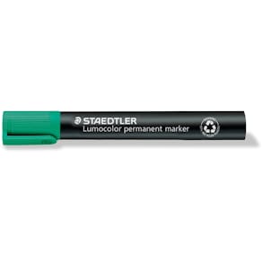 Permanentmarker STAEDTLER Lumocolor, grün, 2 mm, 10 St.