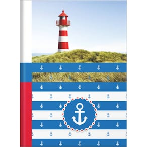 Notizbuch RNK Maritim, A5, 96 Blatt, kariert