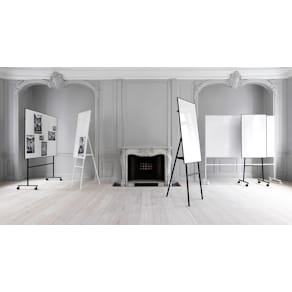 Whiteboard Lintex ONE Mobil, vit, dubbelsidig, 150x120cm