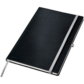 Notesbog Style hardcover A4 kvad. 100g/80ark sort