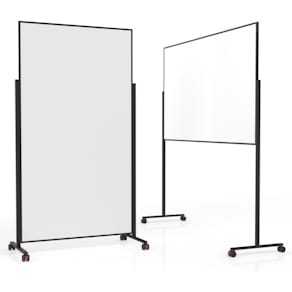 Whiteboard Magnetoplan Design Vario SP, weiß/schwarz, 100 x 180  