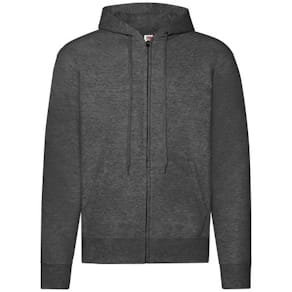 Zip Hoodie FRUIT mörkgrå M