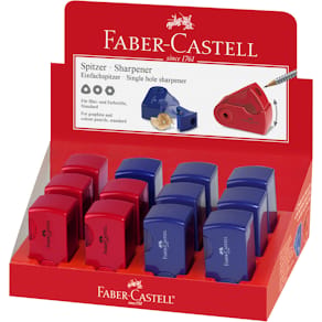 Dosenspitzer Faber-Castell Sleeve Mini, rot/blau