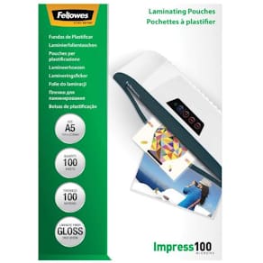 Laminat FELLOWES A5 100mic klar 100/fp