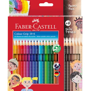 Färgpenna FABER CASTELL Grip 24/fp
