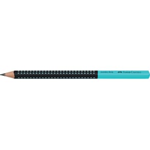 Bleistift Faber-Castell Jumbo Grip, HB, schwarz/türkis