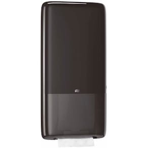 Papirhåndklædedispenser Tork H5 PeakServe, høj kapacitet, sort