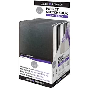 Skizzenbuch Daler-Rowney Pocket, 48 Seiten, 100 g/m², Softcover