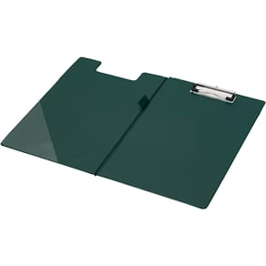 Klemplaat Q-CONNECT, PP, ft A4, dubbel, groen