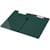 Klemplaat Q-CONNECT, PP, ft A4, dubbel, groen