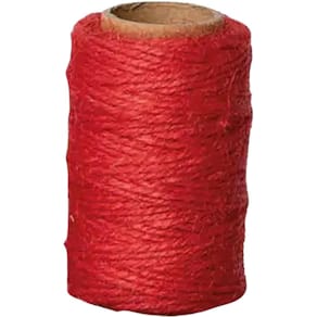 Jutesnöre röd 25m/rl