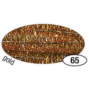 Chenilledraht Folia, 8 mm, 50 cm, 10 St., gold