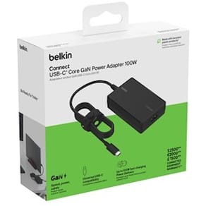 USB-C Core GaN Travel Power Adapter 100W