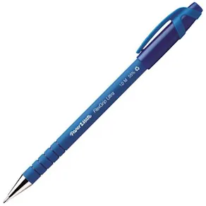 Bläckkulpenna PAPERMATE Flexgrip Cap Medium Blå, 1.0mm, 12/fp