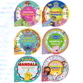 Malbuch NELSON Mandala, 6 Titel