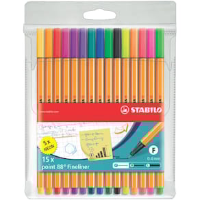 Fineliner STABILO point 88, EF, 0,4 mm, neon