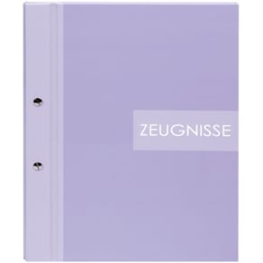 Zeugnismappe Goldbuch Zweiklang, A4, flieder