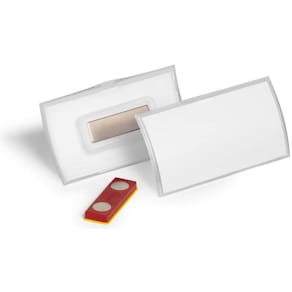 Namensschild Durable, Magnet, 10 St., transparent