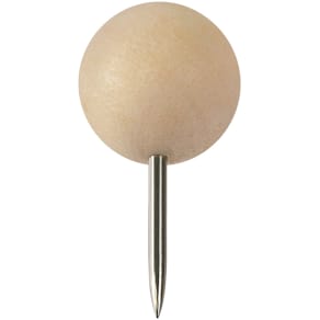 Pinnwandnadeln FRANKEN, Holz, 40 St., Ø 8 mm/10 mm