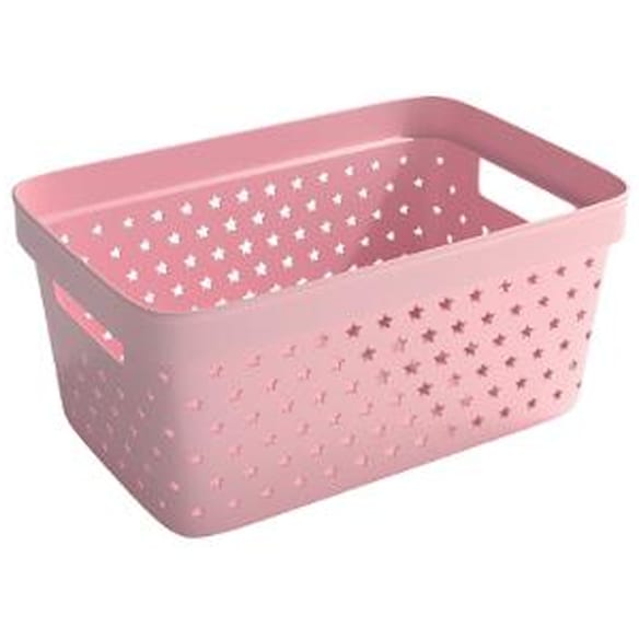 Oppbevaringskurv Star 4,5L gammelrosa