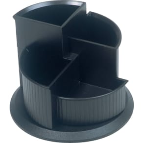 Schreibköcher helit linear, schwarz