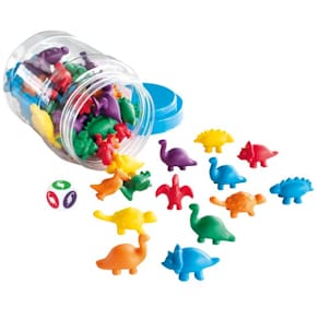 Räkna sortera Dinosaurier 60 st