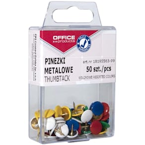 Punaises OFFICE products, geassorteerde kleuren, plastic