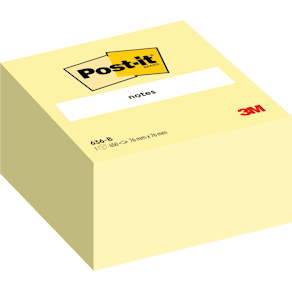 Post-it 76x76 kub gul