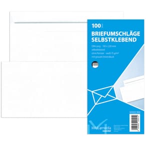 Briefumschlag MAILMEDIA DL SK 70 g, weiß