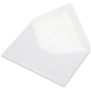 Briefumschlag Rössler Paperado, C6, Marble White metallic