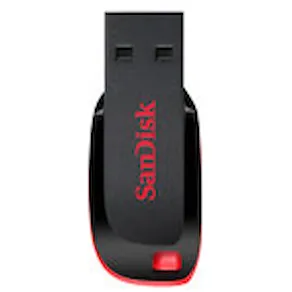 SanDisk Cruzer Blade - USB flash-enhet - 16 GB - USB 2.0 - elgrön
