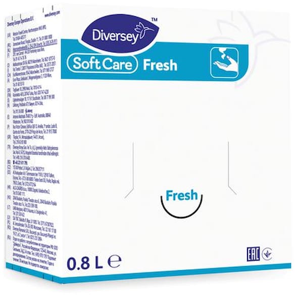 Håndsåpe SOFT CARE Fresh 0,8L refill 6st