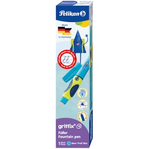 Füllhalter Pelikan Griffix, Patrone, A, neonblau Fresh