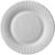 Bord karton, rond, wit, pak van 100 stuks