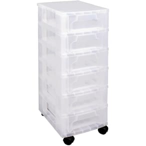 Ladenblok Really Useful Box, 6 x 3,5 l, transparant