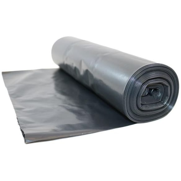 Avfallssekk LD-PE 54x105cm 50my sort(25) 8rl