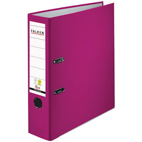 Ordner Falken PP-Color, A4, 80 mm, brombeere