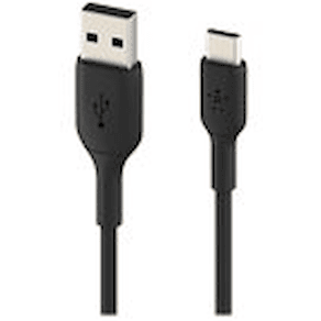 BOOST CHARGE USB-A to USB-C Cable, 2M, Black