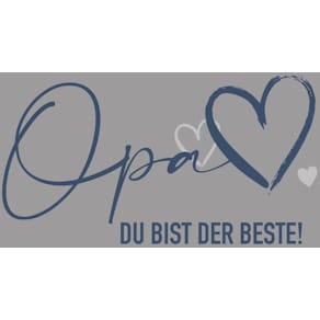 Motivserviette PAPER+DESIGN, 33 x 33 cm, Opa Spruch