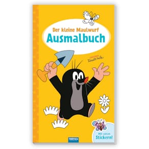 Malbuch TRÖTSCH Der kleine Maulwurf, gelb