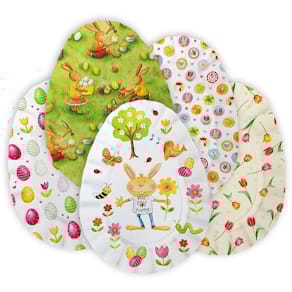 Osterteller ZISCHKA, Pappe, sortiert