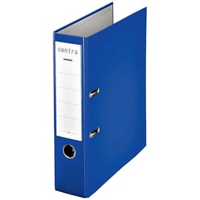 Ordner Centra Chromos, Kunststoff, A4, 8 cm, blau