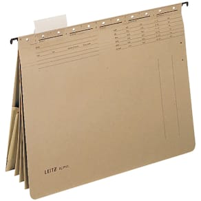 Mehrfachhängehefter Leitz ALPHA, braun